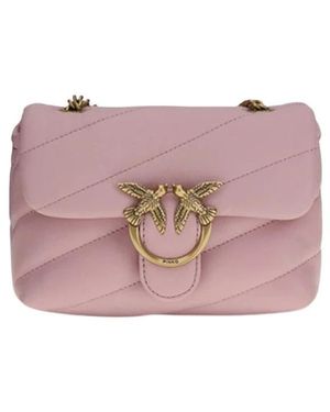 Pinko Tassen ,Roze ,Leer Love Puff Baby Cl Sheep Nappa