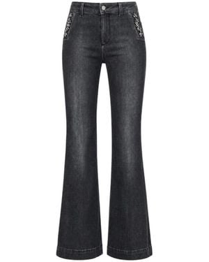 Liu Jo Jeans ,Grijs ,Katoen B.Up Flare Jeans