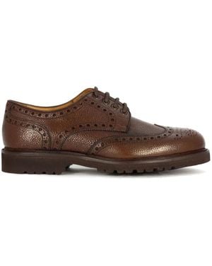 BERWICK  1707 Laced Shoes - Brown