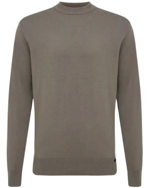 Genti Round-Neck Knitwear - Gris