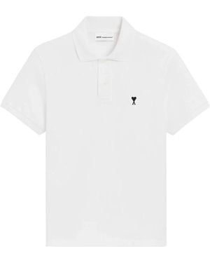 Ami Paris Polo Shirts - Blanco