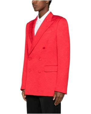 Dries Van Noten Blazers - Rosso