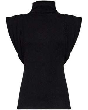 Mugler Sleeveless Tops - Black