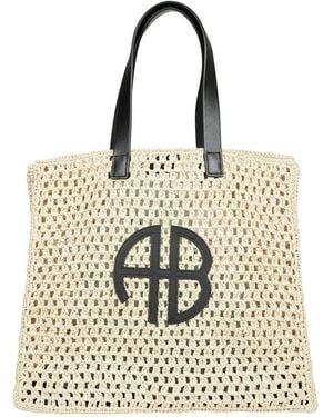 Anine Bing Large Rio Tote Bag - Metallic