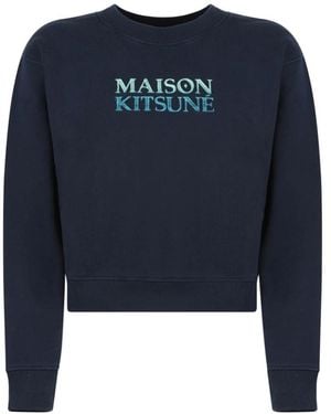 Maison Kitsuné Sweatshirts - Blue