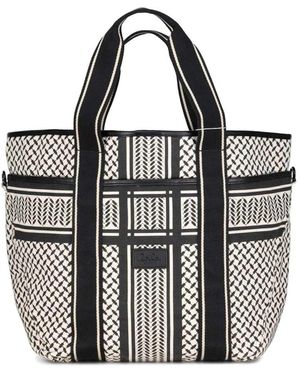 Lala Berlin Borsa tote spaziosa con scomparti multipli - Nero