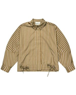 Munthe Loasta Gestreept Shirt - Naturel