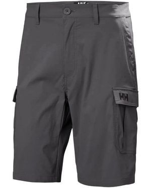 Helly Hansen Quick Dry Cargo Shorts 11" - Grau