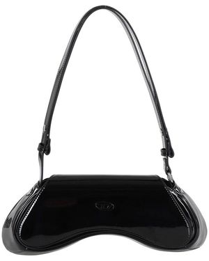 DIESEL Stilvolle crossbody-tasche für verspielten look - Schwarz