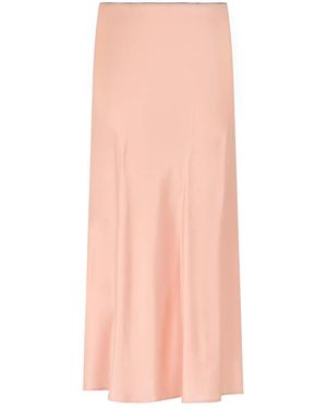 Roberto Collina Rokken ,Roze ,Satijn Silk Lange Rok