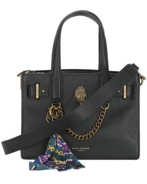 Kurt Geiger Tassen ,Zwart ,Leer Sloane Sm Tote