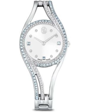 Swarovski Hyperbola Bangle Horloge - Metallic