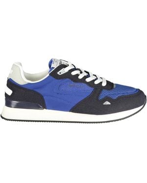 Gas Omy Mix Sneaker - Blau