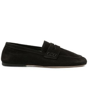 Dear Frances Schoenen ,Bruin ,Suède Balla Loaf - Zwart