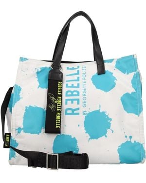 Rebelle Tassen Van Georgette Polizzi. Wit - Blauw