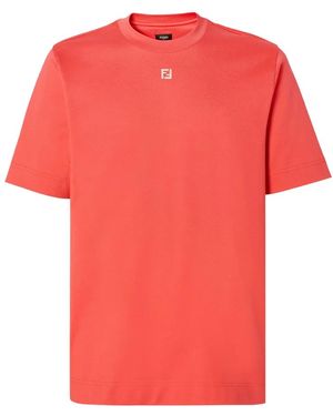 Fendi Stijlvolle T-Shirts En Polos - Rood