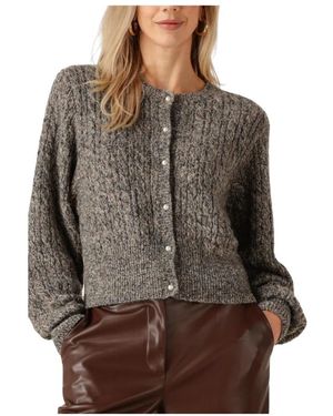 Modström Bruine Cardigan Voor Gezellige Winterdagen