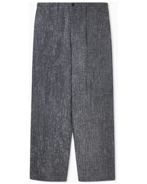 Emporio Armani Wide Trousers - Grey