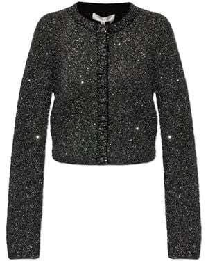 LoveShackFancy Truien & Vesten ,Zwart ,Leer Ferra Cardigan
