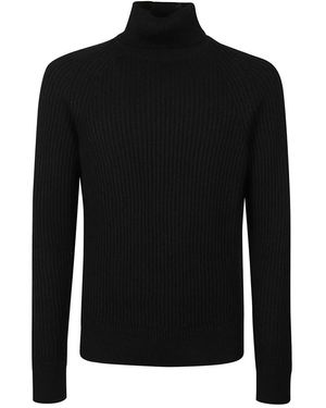 Zanone Turtlenecks - Black