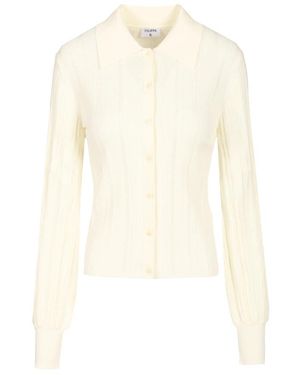 Filippa K Braid Knit Cardigan - Weiß