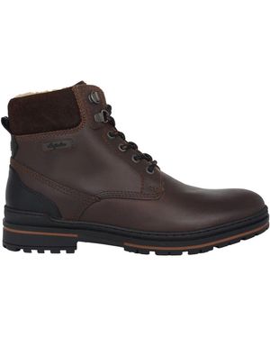Australian Lace-Up Boots - Marron