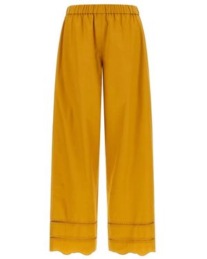 Fabiana Filippi Wide Trousers - Yellow