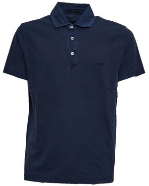 Fay Polo Shirts - Blue