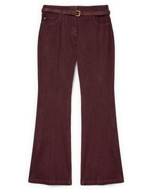 FIORELLA RUBINO Flared Jeans - Violet