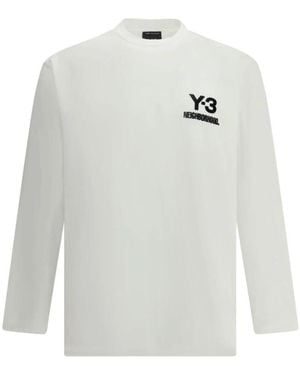 Y-3 Long Sleeve Tops - Wit