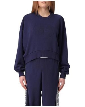 Elisabetta Franchi Sweatshirts - Blue