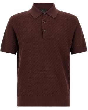Brioni Polo Shirts - Marrón