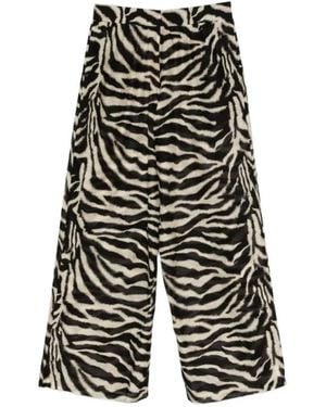 Ermanno Scervino Wide Trousers - Black