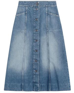 Valentino Denim Skirts - Blue