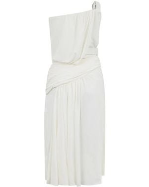Alberta Ferretti Midi Dresses - White