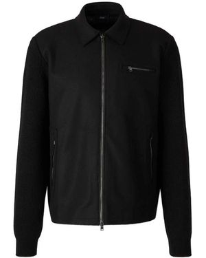 Herno Wool Shirt Jacket - Zwart