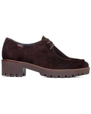 Callaghan Schoenen ,Bruin ,Suède Laced Suede Moccasin