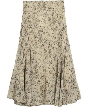 Desigual Midi Skirts - Natural