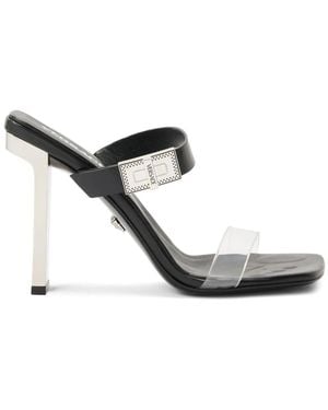 Versace Heeled Mules - Black