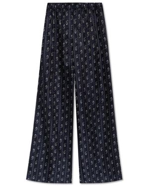 Tory Burch Wide Trousers - Blue