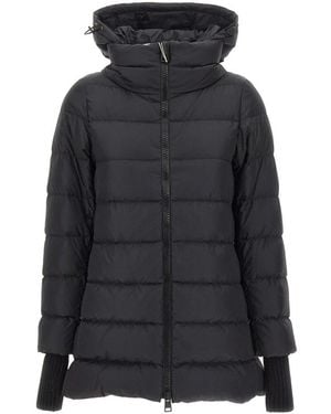 Herno Jassen ,Zwart ,Nylon A-Shape Chamonix Donsjas