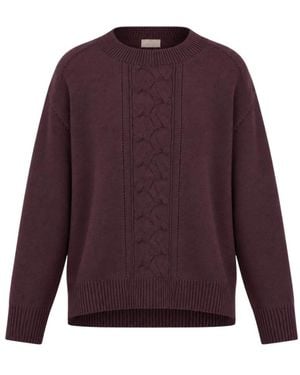Marella Round-Neck Knitwear - Morado