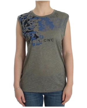 CoSTUME NATIONAL Sleeveless Tops - Grey