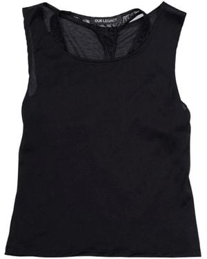 Our Legacy Sleeveless Tops - Black