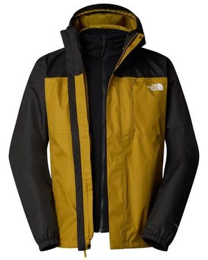The North Face Gelbe sportliche quest triclimate jacke - Schwarz