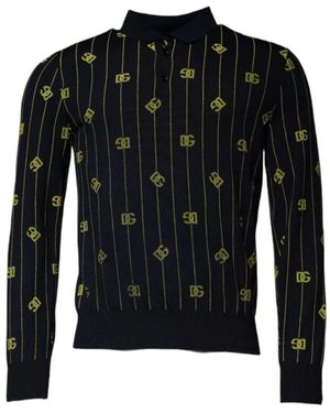 トップス DOLCE&GABBANA Border V Neck Knit DOLCE&GABBANA Border V Neck Knit Wool 50% Acrylic 40% Rayon