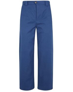 Chloé Straight Trousers - Azul