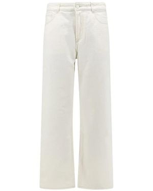 Ami Paris Straight Jeans - Blanco