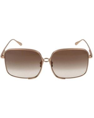 Linda Farrow Genevieve Sonnenbrille - Braun