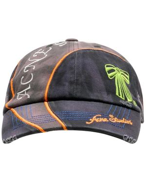 Acne Studios Accessoires ,Veelkleurig ,Katoen Pet - Meerkleurig